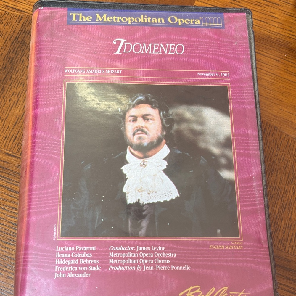 The Metropolitan Opera Idomeneo wolfgang Amadeus Mozart